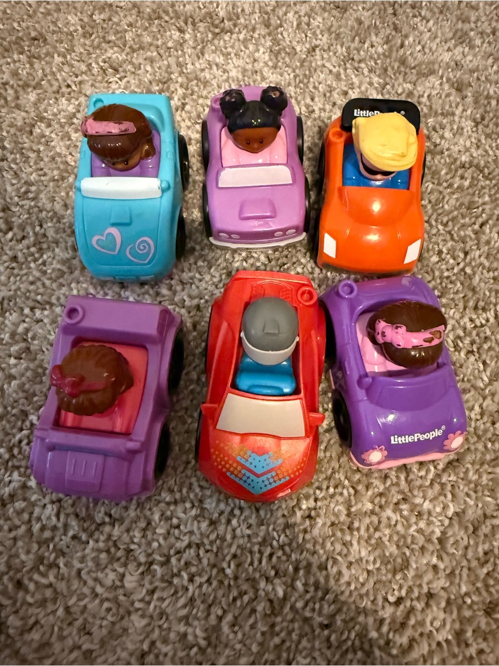 Little People Wheelies Bundle of 6
